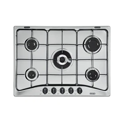 Imagen de Placa De Gas Delonghi Yaf57asv Hobs 5 Fuegos 70cm Inox