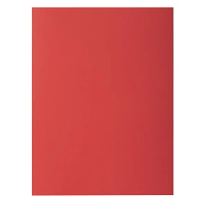 Imagen de Exacompta 800012E Lote de 100 Subcarpetas Rock&quot;S 80, Color Rojo
