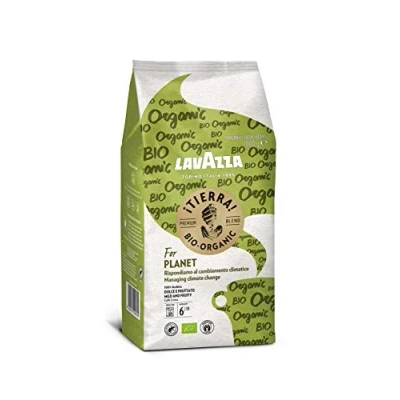 Imagen de Lavazza, ¡Tierra! for Planet, Café en Grano Natural para Máquina de Espresso Superautomática, Notas Frutos Tropicales y Flores, 100% Arábica, Intensidad 6, Tueste Ligero, 1Kg, Amazon Exclusive