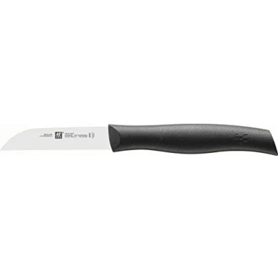 Imagen de Zwilling Twin Grip Cuchillo verdura, Hoja endurecida al frío Friodur, Acero Inoxidable, Mango sintético, 80 milímetros, Color Negro