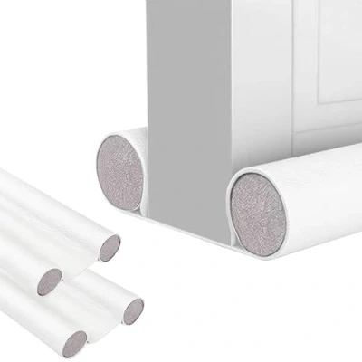 Imagen de 2ud Burlete Bajo Puerta. Doble para Puertas y Ventanas, de Polipiel, Ajustable Entre 32 94cm. Aislamiento Acústico, Reductor Frio/Calor, Bloqueo Viento, Luz, Polvo, Insectos.