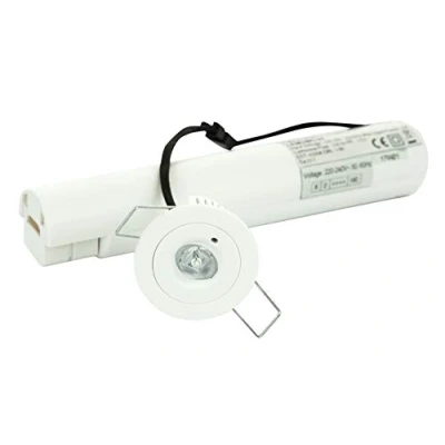 Imagen de LUCECO LEMDWO 01 Downlight empotrar de emergencia tempus 1W 120lm 3h zonas abiertas