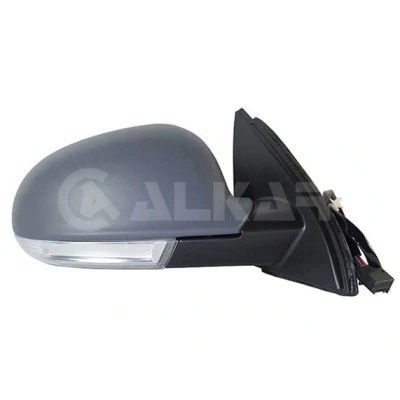 Imagen de Espejo retrovisor Alkar 6122121 derecha imprimado gris eléctrico calefactable, convexo para vehíc. con volante a la izquierda VOLKSWAGEN: Golf 5