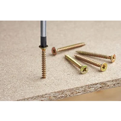 Imagen de Meister 904070 Tornillos universales Unidades, Oro, 5,0 x 60 mm (240 Stück)