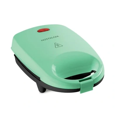Imagen de Nostalgia MSAND5MG MyMini Personal Sandwich Maker Pizza Bags, Quesadillas, Breakfast, Paninis, Mini, Mint Green