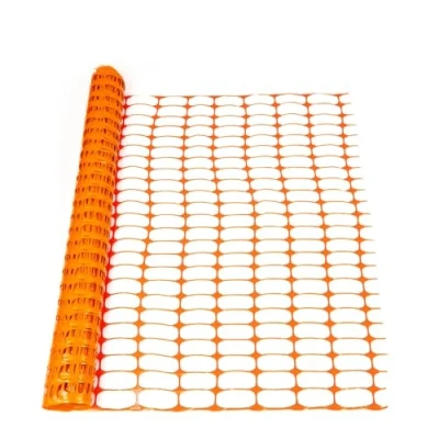 Imagen de KARAT Valla de seguridad naranja 30 m longitud, 1 altura Malla alambre para pollos, red protección, advertencia, grosor del material 100 g/m², resistente y reutilizable