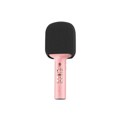 Imagen de Micrófono Inalámbrico y Karaoke Maxlife Rosa
