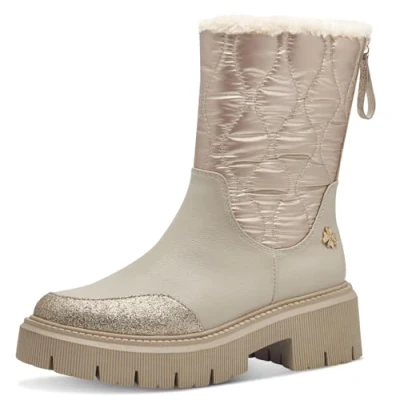 Imagen de Marco Tozzi Botas con plataforma, Mujer, Talla: 41, Taupe metallic Zapatos