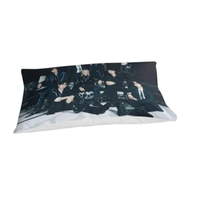 Imagen de Stray Kids Juego De Fundas Nórdicas Ropa Cama, Cremallera Oculta, Microfibra Suave Edredón Single（135x200cm）