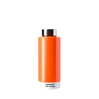 Imagen de PANTONE Botella de agua doble pared acero inoxidable con función térmica a prueba fugas, 500 ml, naranja 021C