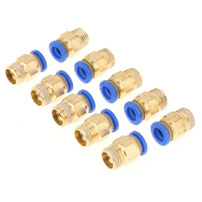 Imagen de TOPINCN 10 Adaptadores De Conexión Rápida Neumática Aire 8 Mm Diámetro Rosca 1/4Bsp Para Herramientas Neumáticas Tubería