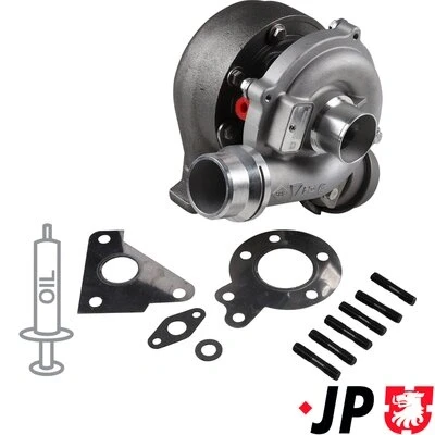 Imagen de JP GROUP 4317400400 Turbocompresor de gases escape incl. kit juntas RENAULT: GRAND SCENIC 2, MEGANE 2 Stufenheck, CLIO