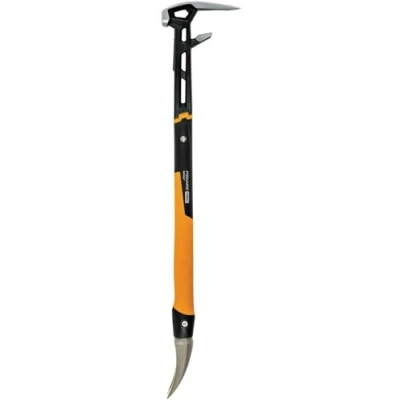 Imagen de Fiskars Herramienta de demolición IsoCore L, Para una variedad trabajos demolición, Longitud: 75,3cm, Peso: 2,6 kg, Negro/Naranja, 1027221
