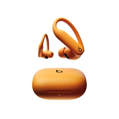 Imagen de Auriculares deportivos Powerbeats Pro 2, de alto rendimiento, Chip H2 Apple, Cancelación ruido, Frecuencia cardíaca, Naranja