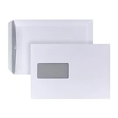 Imagen de Post Cuerno 05440351 Bolsa de envío con ventana, cierre autoadhesivo, 500 unidades, C5, 162 x 229 mm, 90 g, color blanco
