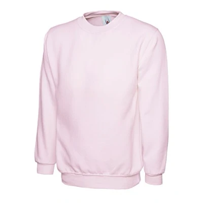 Imagen de Uneek, Sudadera clásica lisa de cuello redondo, 300 g, Rosa, M
