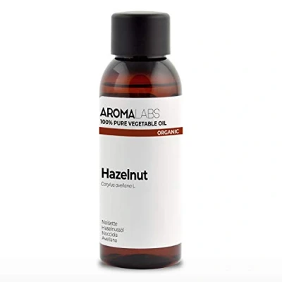 Imagen de ORGÁNICO Aceite vegetal AVELLANA 50mL 100% Puro, Natural, Prensado en frío y Certificado AB AROMA LABS (Marca Francesa)