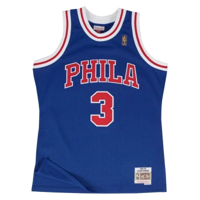 Imagen de Mitchell &amp; Ness NBA Philadelphia 76ERS Allen Iverson Camiseta NBA, Hombre, Talla: XL, Royal