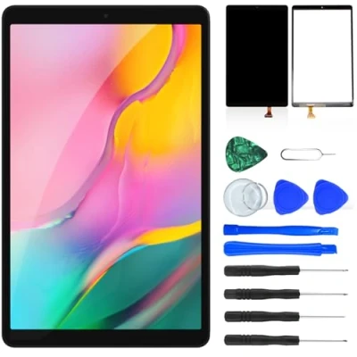 Imagen de NB+ Reemplazo de pantalla para Samsung Galaxy Tab A 10.1 SM T515 T510 digitalizador táctil preinstalado, adhesivo negro (no LCD)