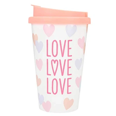 Imagen de Depesche 2180.035 To Go Taza de plástico con texto Love (350 ml)