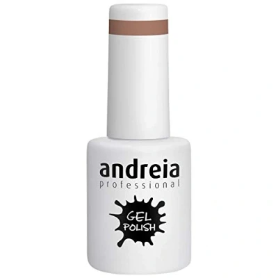 Imagen de Andreia Pintauñas Semipermanentes Esmalte Semipermanente Profesional para Uñas de Gel Manicura con Brillo Intenso que Dura Hasta 4 Semanas Color 226 Desnudo Castaño 10,5 ml