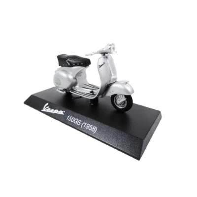Imagen de OPO 10 Colección Scooter en Miniatura 1/18 Compatible con Piaggio Vespa 150GS Gris 1958 Ves0010