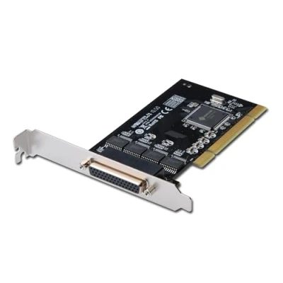 Imagen de Digitus DS 33002 1 Tarjeta de puerto serie (PCI, 4 x DSub 9 pin), negro y naranja
