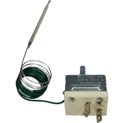 Imagen de Lichtblau termostato original EGO 55.17062.440 I Repuesto para hornos Bosch, Siemens, Neff, Gaggenau, Balay y Constructa 658806 Regulador de temperatura horno hasta 345C Tubo capilar 900 mm