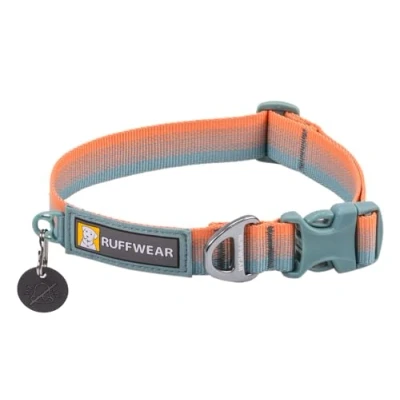 Imagen de RUFFWEAR Collar de Gama Frontal, para Perro pequeño con Anillo en, Longitud Ajustable, Tela Suave y cómoda, fijación Correa Perro, Spring Fade, 11&quot; 14&quot;