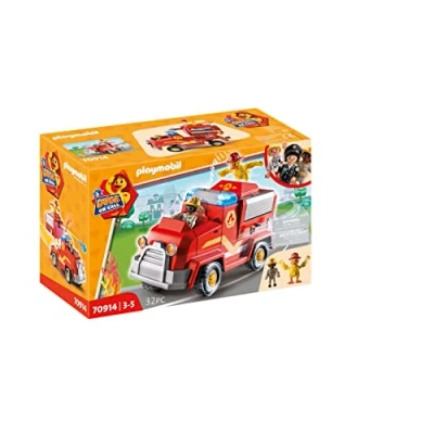 Imagen de PLAYMOBIL 70914 Duck on Call Vehículo de Emergencia los Bomberos, con luz y Sonido, Juguetes para niños a Partir 3 años, Multicolor
