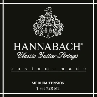 Imagen de Hannabach Cuerdas de guitarra clásica Serie 728 Medium Tension Custom Made Juego 728MT