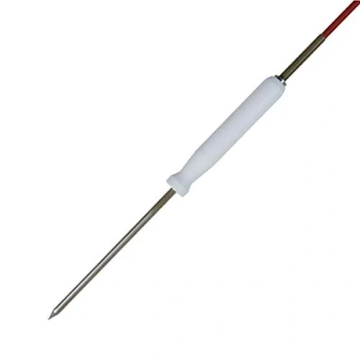 Imagen de iOVEO 030ES01404 PT100 sensor de temperatura penetración robusto con mango teflón, central, alimentos, 4 conductores, probeta temperatura, metros