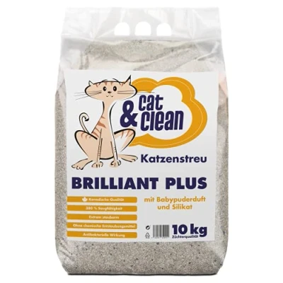 Imagen de Cat &amp; Clean CCBP10 Brillante Plus con Aroma a Talco de bebé y silicato