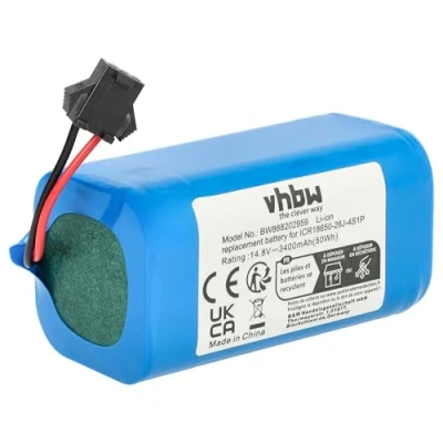 Imagen de vhbw Batería Compatible con Proscenic 850T, 850P Robot Limpieza (3400 mAh, 14,8 V, Li Ion)