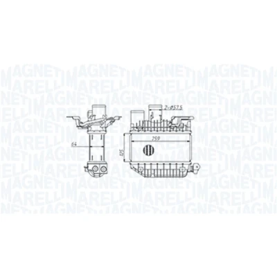 Imagen de MAGNETI MARELLI 351319205310 Intercooler TOYOTA: Corolla IX Hatchback