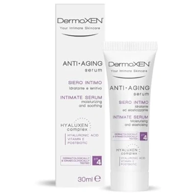 Imagen de Dermoxen Gel Íntimo Antiedad Hidratante y Calmante para la Sequedad, Irritación, Atrofia Ácido Hialurónico, Láctico Pantenol Elasticidad de Mucosa Íntima Externa Sérum 30