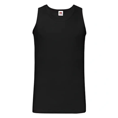 Imagen de Fruit of the Loom Athletic Camiseta interior sin mangas negro XL