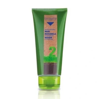 Imagen de SALERM Mascarilla Hidratante Biokera Natura 200 ml Ideal para Cabellos Secos o Deshidratados con Aceite de Germen Trigo Hidratación Profunda Cabello Melena más Suave y Brillante