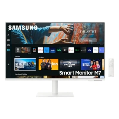Imagen de Monitor Samsung Smart M7 LS32CM703UUXEN , 32&quot;, UHD 4K, 4 ms, 60 Hz, Pantalla inalámbrica, WiFi, Bluetooth, Blanco