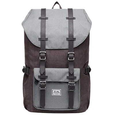 Imagen de KAUKKO Mochilas Tipo Casual Compartimento para 15&quot; Portátil 22.4 litros (café gris).