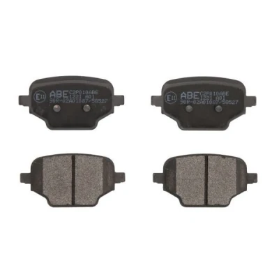 Imagen de ABE C2P010ABE Juego de pastillas freno Eje trasero Low Metallic no preparado para indicador desgaste, sin sensor desgaste CITROËN: Berlingo
