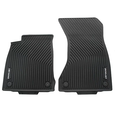 Imagen de Audi 8 W9061221 041 Allwetter felpudos con inscripción Allroad Alfombrillas de Goma 2 x Delantero Original pie