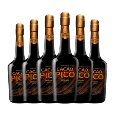 Imagen de Licores Cacao Pico Botellín Tercio 35 cl (Caja de 6 cl)
