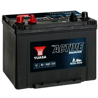 Imagen de YUASA M26 80S Batería de arranque 12V 80Ah 600A B5 AUDI: A3 Hatchback, A4 B6 Berlina, B7 BMW: 3 Coupé, X3, Cabrio