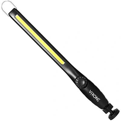 Imagen de Virone WL 1 Linterna LED Recargable con Función de Atenuación, Imán y Gancho 10W 400lm