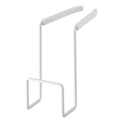 Imagen de YAMAZAKI Home 4388 Soporte de Esponja para Colgar grifos, Organizador Cocina, Cesta Fregadero, tamaño único, Color Blanco
