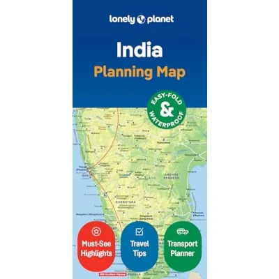 Imagen de Lonely Planet India Planning Map