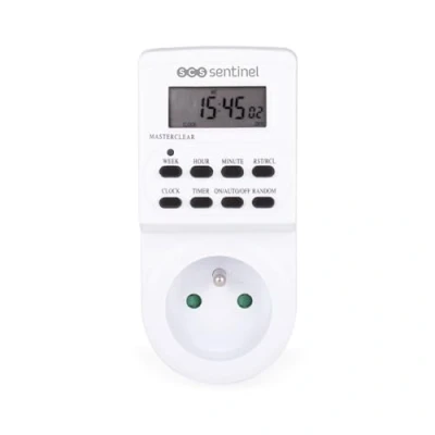 Imagen de SCS Sentinel HCN0081 Enchufe programable de interior 230V Programas semanales Carga máxima 16A o 3600W