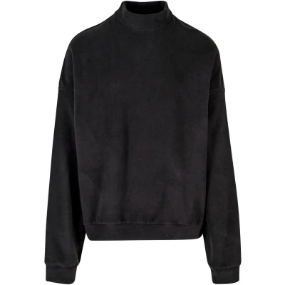 Imagen de Urban Classics Oversized Polar Fleece Crew Sudadera, Black, M para Hombre