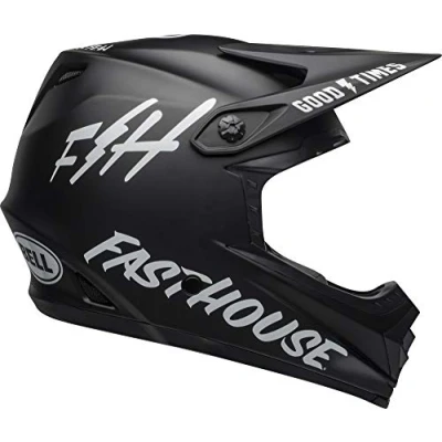 Imagen de BELL 9 Fusion MIPS MTB Full Face Helmet Casco Integral, Unisex, Fasthouse Mate Negro, M 55 57cm
